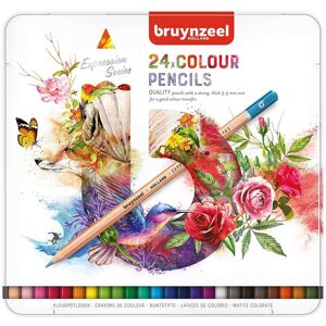 Royal Talens Bruynzeel Expression Colouring Pencils (Tin Of 24)