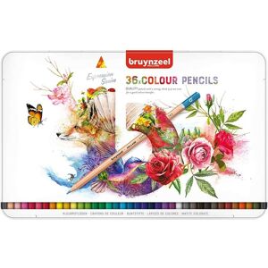 Royal Talens Bruynzeel Expression Colouring Pencils (Tin Of 36)