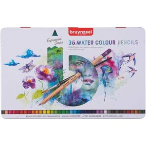 Royal Talens Bruynzeel Expression Watercolour Pencils (Tin Of 36)