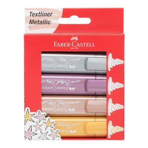 Faber-Castell Sustainable Textliner Metallic Highlighters (Pack Of 4)
