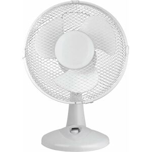 Status 9 Inch Oscillating Desk Fan White