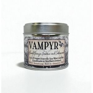 THE CANDLE ROOMS Vampyr- Scented Soy Candle - Blood Orange, Verbena And Cedarwood THE CANDLE ROOMS Vampyr- Scented Soy Candle - Blood Orange, Verbena And Cedarwood