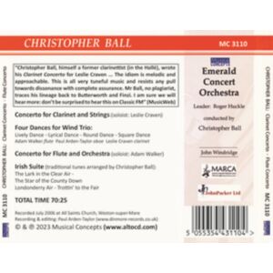 Musical Concepts Group Christopher Ball: Clarinet Concerto/flute Concerto/... Musical Concepts Group Christopher Ball: Clarinet Concerto/flute Concerto/...
