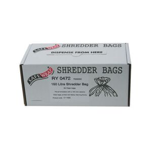 Value Product Safewrap Shredder Bag 150 Litre (Pack Of 50) Ry0472