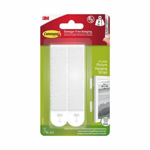 Command X-Large Picture Hanging Strips White, (Pack Of 8)