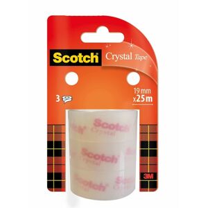 Post-It Scotch Crystal Tape Pack Of 3