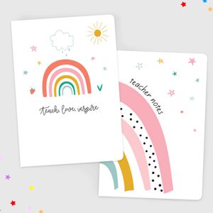 Dotty About Paper Chasing Rainbows A5 Exercise Books (Pack Of 2)