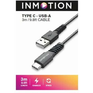 Inmotion Black 3m Type C - Usb-A Cable