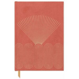 Dw Ink Bright Terracotta Suede Journal