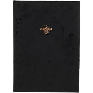 Whsmith B5 Golden Bee Velvet Notebook