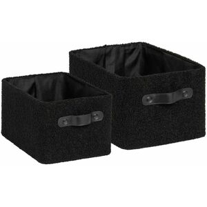 Style Sisters Boucle Storage Baskets (2 Nested)