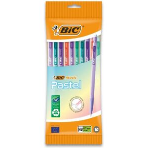 Bic Matic Mechanical Pencils Pastel Colours (Pack Of 10)