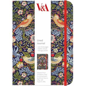 V&a Strawberry Thief Lined Journal