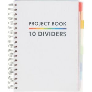 Pukka Pad B5 White Project Book With 10 Dividers