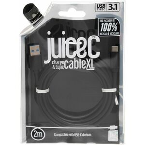 Juice Usb A To Type C Round Black Charge Cable