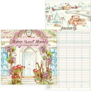 Legami Uncoated Paper Home Sweet Home Wall Calendar