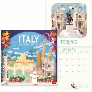 Legami Uncoated Paper Italy Wall Calendar