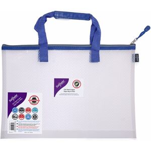 Snopake Eva Mesh High Capacity Project Zippa Bag A3 Blue