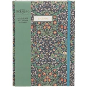 William Morris A5 Linen Navy Journal