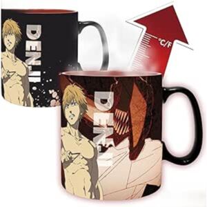 ABYSSE UK Chainsaw Man - Mug Heat Change- 460ml- Denji & Aki - Cardboard ABYSSE UK Chainsaw Man - Mug Heat Change- 460ml- Denji & Aki - Cardboard