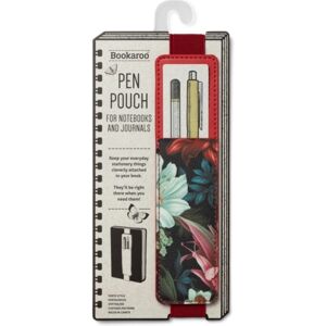 THAT COMPANY CALLED IF Bookaroo Pen Pouch - Dark Floral THAT COMPANY CALLED IF Bookaroo Pen Pouch - Dark Floral