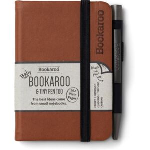 THAT COMPANY CALLED IF Bookaroo - A7 Baby Notebook & Pen - Brown THAT COMPANY CALLED IF Bookaroo - A7 Baby Notebook & Pen - Brown