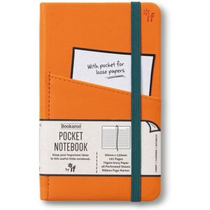 THAT COMPANY CALLED IF Bookaroo Pocket Notebook (A6) Journal - Orange THAT COMPANY CALLED IF Bookaroo Pocket Notebook (A6) Journal - Orange