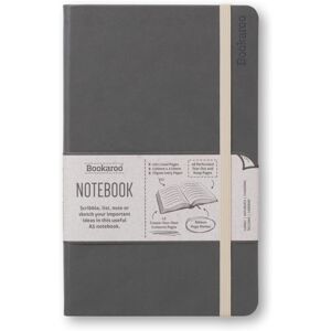 THAT COMPANY CALLED IF Bookaroo Notebook (A5) Journal - Charcoal THAT COMPANY CALLED IF Bookaroo Notebook (A5) Journal - Charcoal