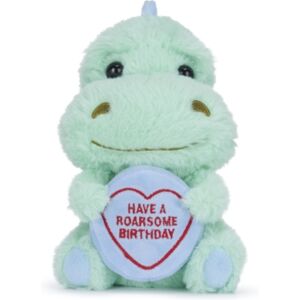 POSH PAWS INTERNATIONAL Love Hearts 7" Roarsome Birthday Plush Gift POSH PAWS INTERNATIONAL Love Hearts 7" Roarsome Birthday Plush Gift