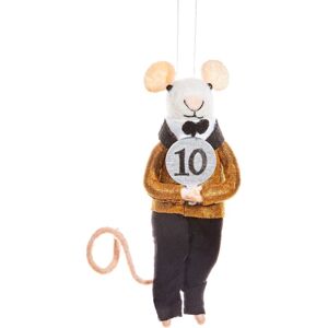 Sass & Belle Dancing Judge Mouse Felt Hanging Decoration Sass & Belle Dancing Judge Mouse Felt Hanging Decoration