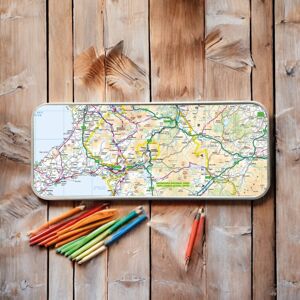 The Sugar Shed Os Map Metal Pencil Tin - Snowdonia National Park The Sugar Shed Os Map Metal Pencil Tin - Snowdonia National Park