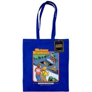 PYRAMID INTERNATIONAL Steven Rhodes (Meet Your Neighbours) Bright Royal Tote Bag PYRAMID INTERNATIONAL Steven Rhodes (Meet Your Neighbours) Bright Royal Tote Bag