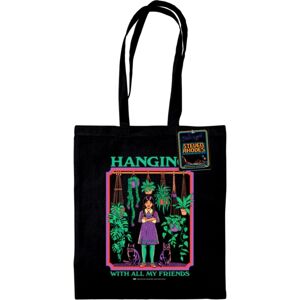 PYRAMID INTERNATIONAL Steven Rhodes (Hanging With All Of My Friends) Black Tote Bag PYRAMID INTERNATIONAL Steven Rhodes (Hanging With All Of My Friends) Black Tote Bag