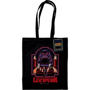 PYRAMID INTERNATIONAL Steven Rhodes (Lucipurr) Black Tote Bag PYRAMID INTERNATIONAL Steven Rhodes (Lucipurr) Black Tote Bag