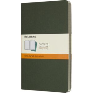 Moleskine Myrtle Green Large Ruled Cahier Journal (Set Of 3) Moleskine Myrtle Green Large Ruled Cahier Journal (Set Of 3)