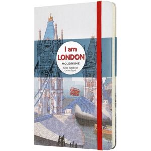 Moleskine I Am London Limited Edition White Large Ruled Notebook Hard Moleskine I Am London Limited Edition White Large Ruled Notebook Hard