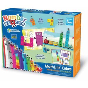 Learning Resources Mathlink Cubes Numberblocks 1-10 Activity Set