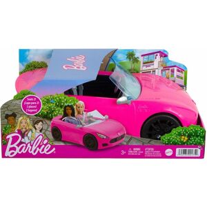 Mattel Barbie Pink Convertible Toy Car