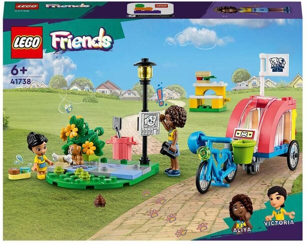 Lego Friends Dog Rescue Bike Toy Pet Set 41738