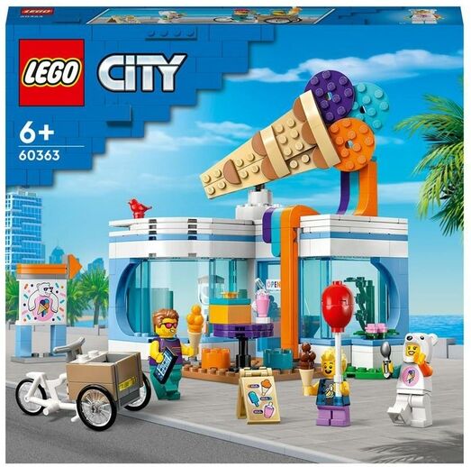 Lego City Ice-Cream Shop Set With Toy Bike 60363