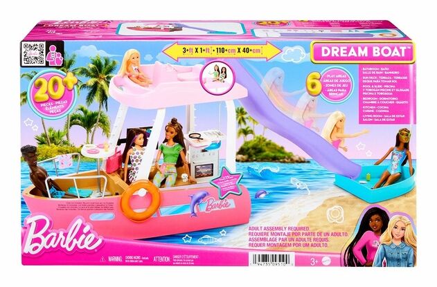 Mattel Barbie Pink Dream Boat Toy