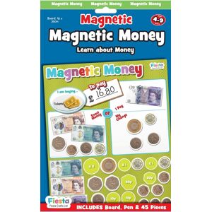 Fiesta Crafts Magnetic Learn Money Currency Counting Activity Chart