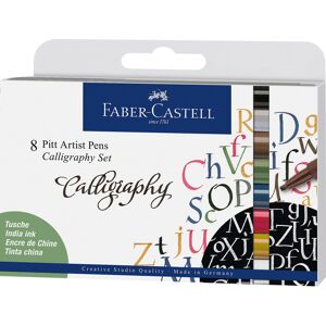 Faber-Castell Creative Studio Pitt Artist Calligraphy Pen Set (Pack Of 8)