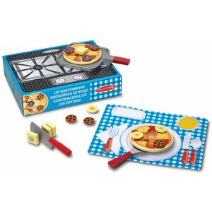 Melissa & Doug Wooden Flip & Serve Pancake Set