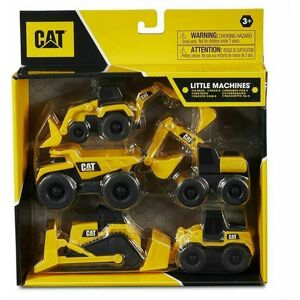 Cat Constuction Little Machine Vehicles 5 Pack Toys