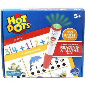 Learning Resources Hot Dots Learn At Home Reading & Maths Set 2