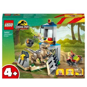 Lego Jurassic Park Velociraptor Escape Toy Set 76957
