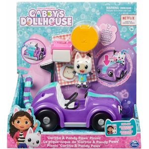 Gabby'S Dollhouse Carlita Toy Car With Pandy Paws Collectible Figure And 2 Accessories