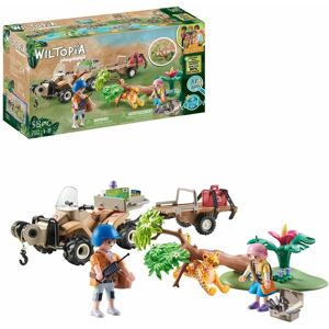 Playmobil 71011 Wiltopia Animal Rescue Quad With Trailer Playset