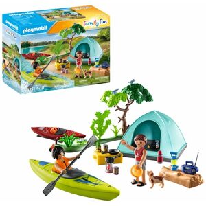 Playmobil 71425 Family Fun Camping With Campfire Playset